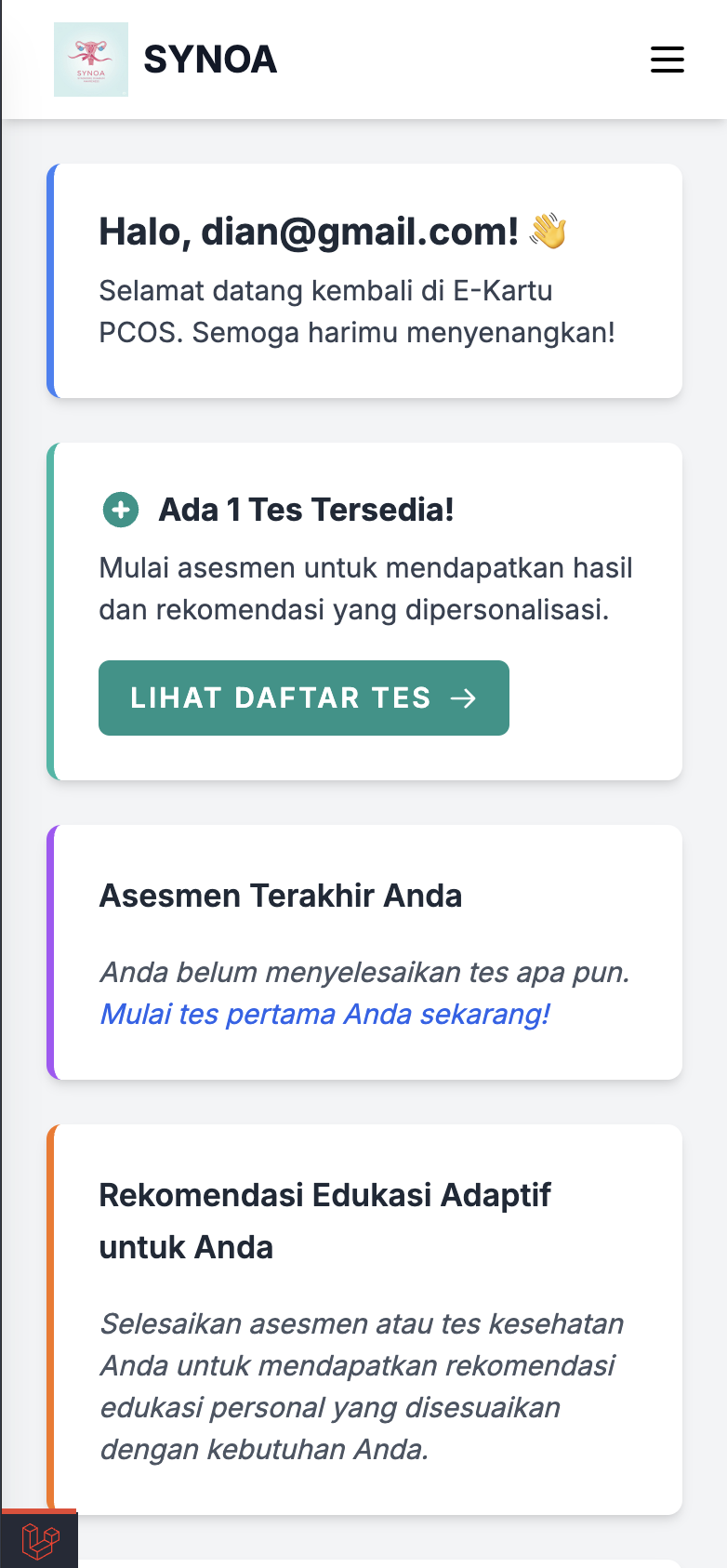 Akses Dashboard